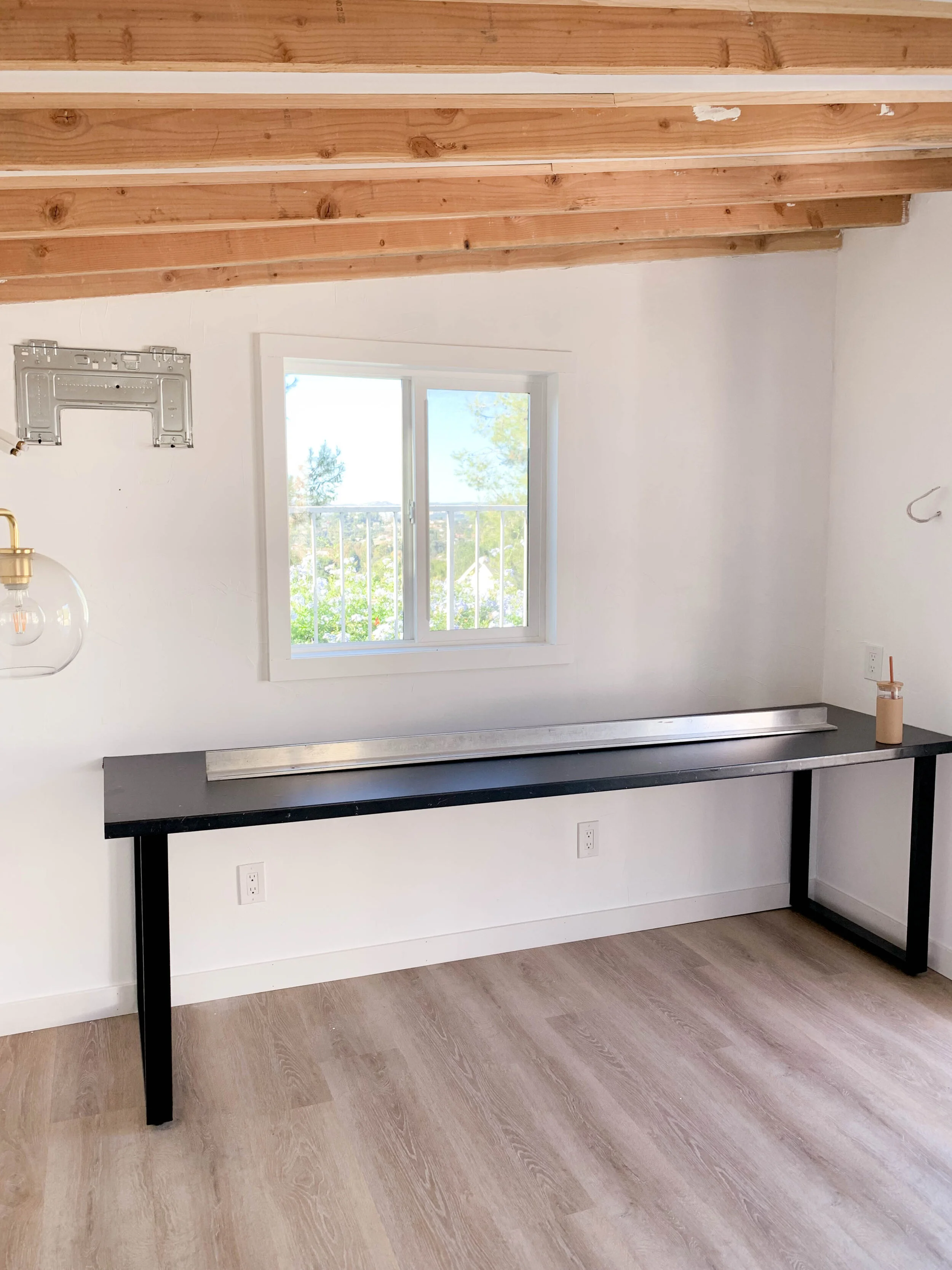 How I Built My Oversized Studio Desk Lauren Saylor Interiors